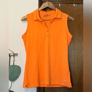 NWOT Women’s M Nike Golf Dri-Fit Victory Sleeveless Golf Polo